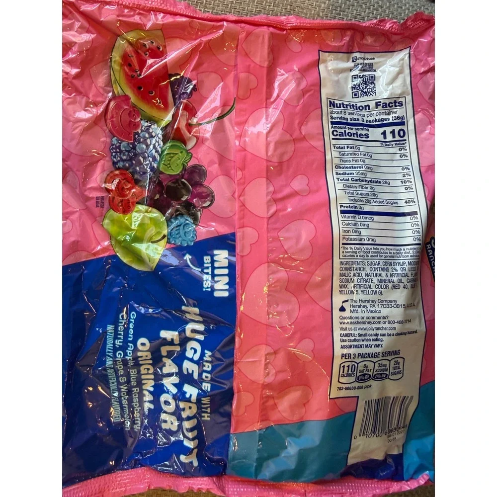 Jolly Rancher Gummies Minis 24 Packs 10.08 oz Original Fruit Flavors Valentine